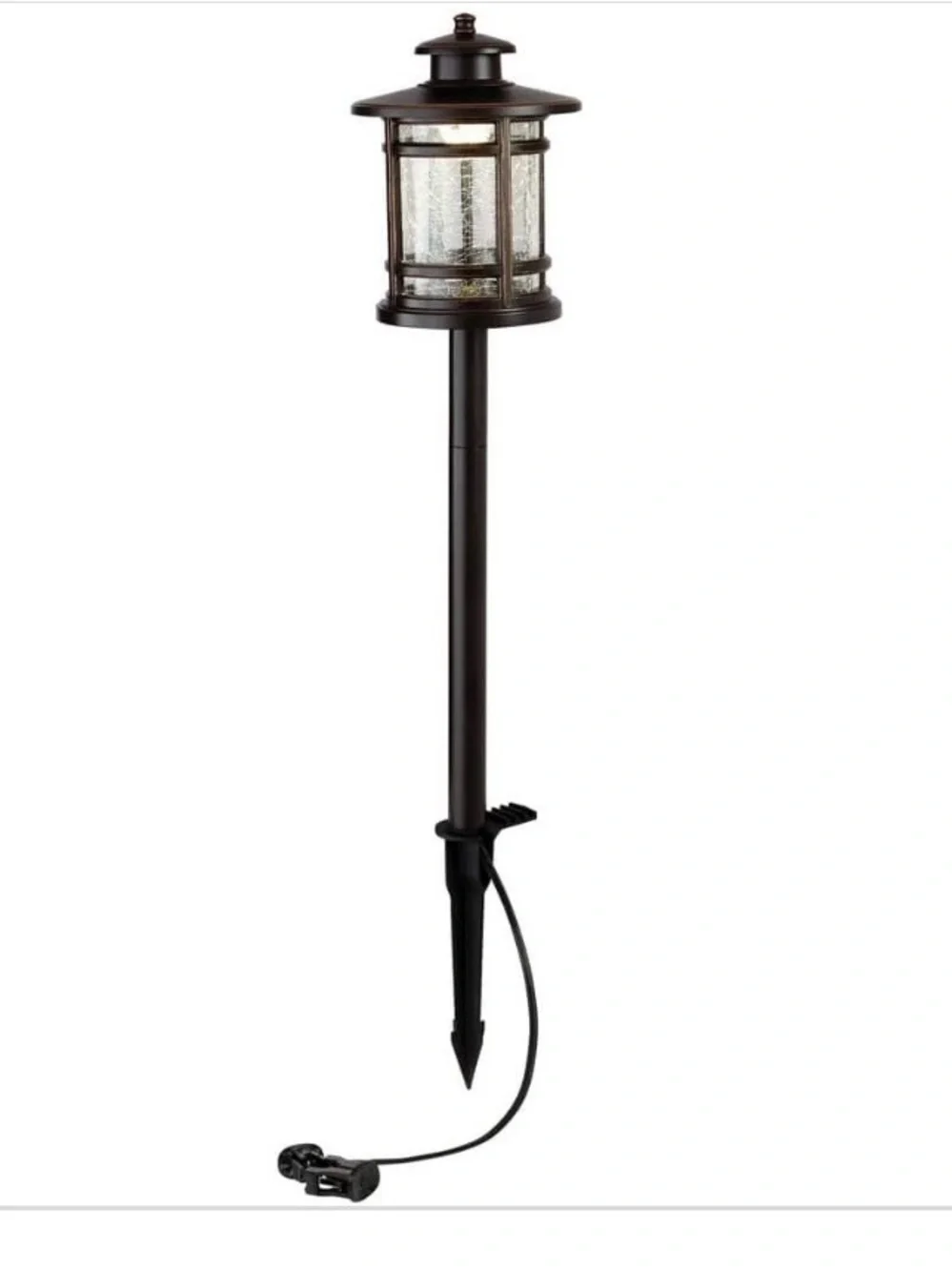 New Hampton Bay Birmingham Bronze Path Light